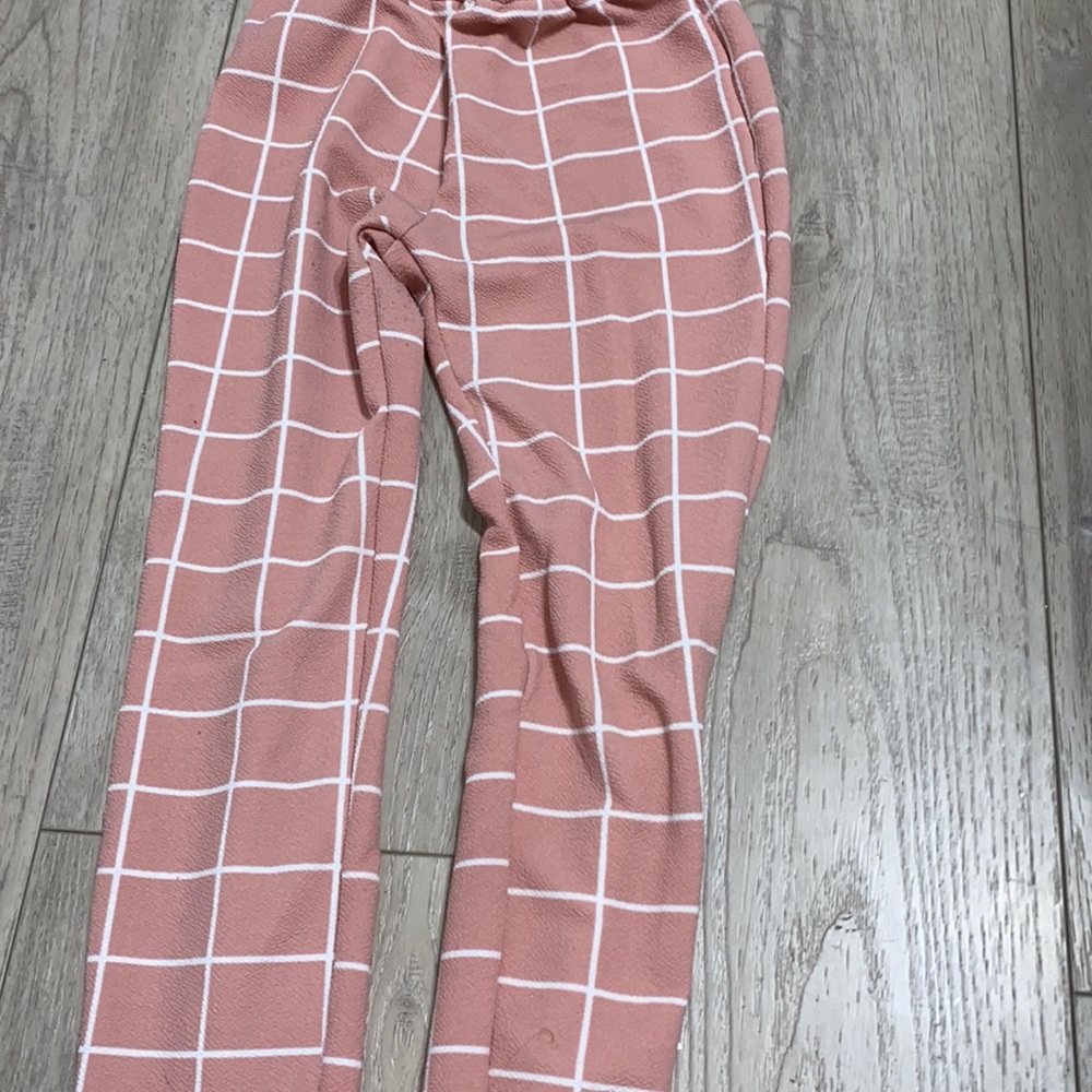 Plaid Pink Pants